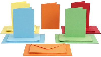 Cartes et enveloppes de l'entreprise Creativ, 50 ensembles