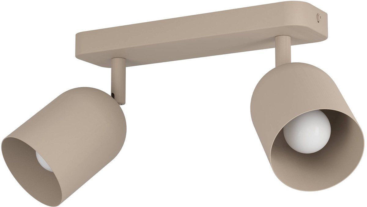 Spot Eglo tilston - e14 - 28 cm - couleur sable beige crème - inclinable