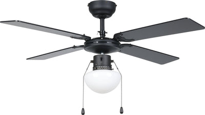Ventilateur de plafond Eglo fortaleza avec lampe - ø 106,6 cm - 3 vitesses - durée de vie ac plus longue - marron noir