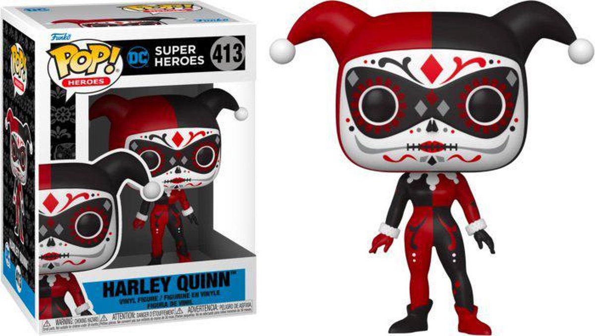 Funko-pop ! héros : dc super heros - harley quinn dia de los muertos