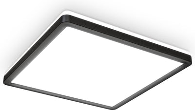 Briloner b.k.licht - Panneau LED avec rétroéclairage indirect i plafonnier avec rétroéclairage i ultra plat 28mm i couleur de lumière blanc neutre i 293x293mm