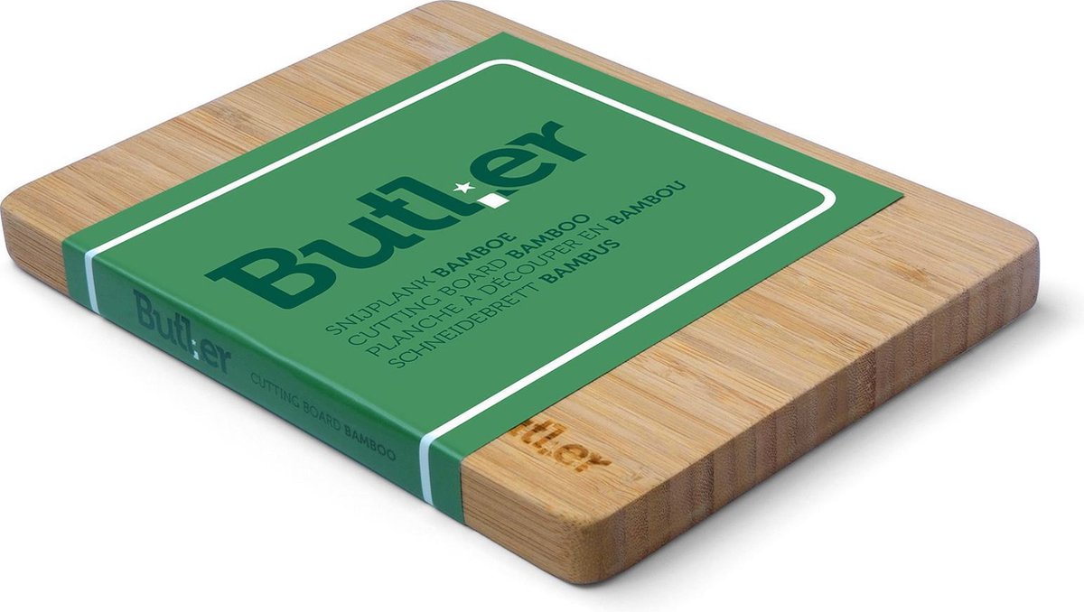Butler - planche à découper - bambou - 22x16,5x1,8 cm