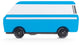 Voiture jouet Candylab VW T3 diesel - Bus de voiture de bonbons colorés.