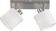 Rl vis ta lumière réalité tommy spot - nickel mat - excl. 2x e14 - blanc