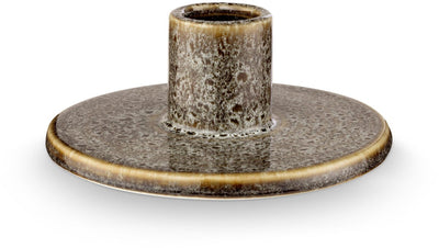 Vtwonen - bougeoir - vert - céramique - 12x5cm