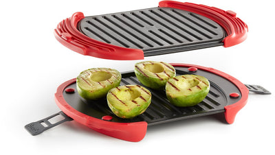 Lékué micro-ondes grill xl - rouge