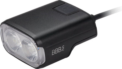 Bbb cycling e-strike pro 2000 phare vélo électrique avec télécommande - éclairage vélo feu avant rechargeable USB - éclairage vélo électrique - 2000 lumens - étanche - longue durée de vie de la batterie - BLS-242e