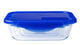 Pyrex - set de bols Cook Go de 7 pièces - verre borosilicate - bleu transparent