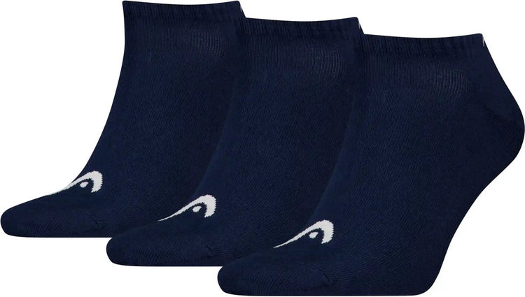 Head - unisexe - chaussettes pour baskets tous sports - entraînement - paquet de 3 - taille 43-46