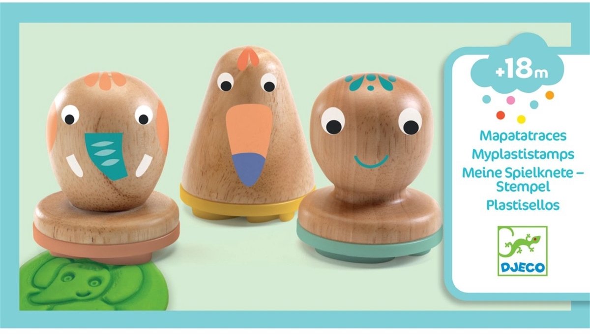 Myplastistamps en argile Djeco