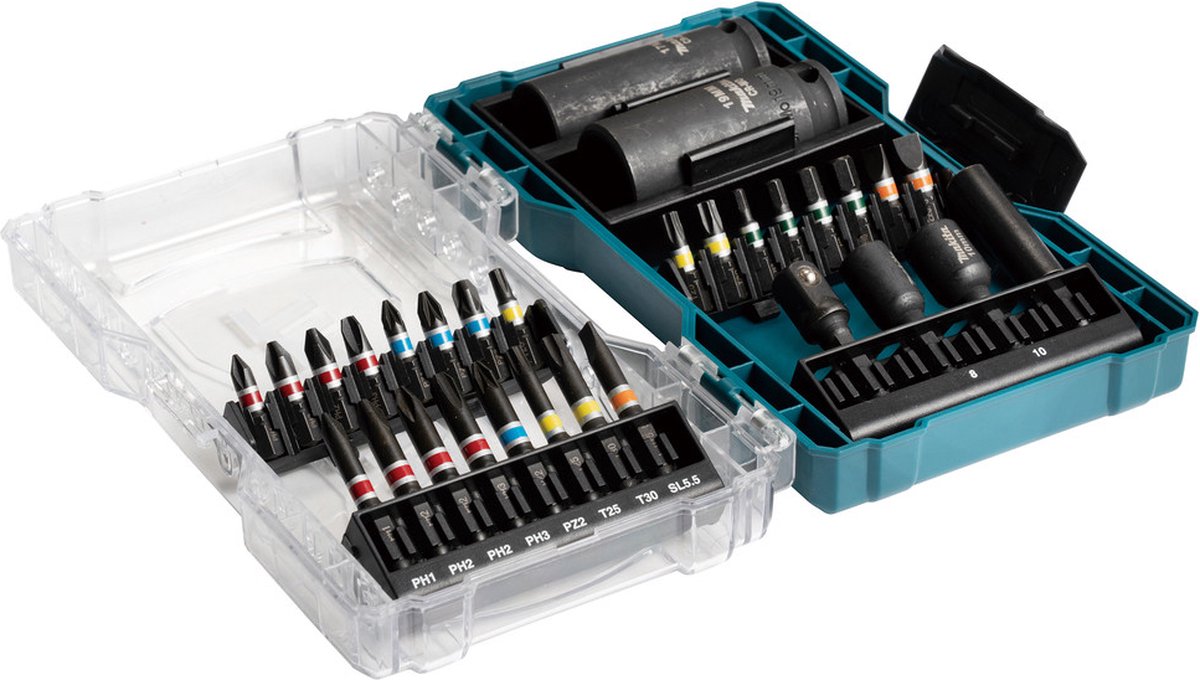 Accessoires Makita e-07060 | jeu de bits | dessus de patch | 30 pièces - e-07060