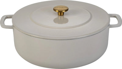 Poêle à frire Combekk en fonte ø28cm - 100% recyclée - sans pfas - convient pour induction - 5,3l - sable