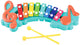 Jouez au xylophone avec des notes de musique, 3DLG.