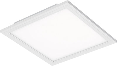 Briloner piatto - plafonnier - plafonnier avec détecteur de mouvement - ultraplat - lampe LED 12w - 1 300 lumen - capteur de lumière du jour - carré - blanc - 29,5 cm
