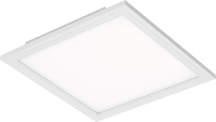 Briloner piatto - plafonnier - plafonnier avec détecteur de mouvement - ultraplat - lampe LED 12w - 1 300 lumen - capteur de lumière du jour - carré - blanc - 29,5 cm