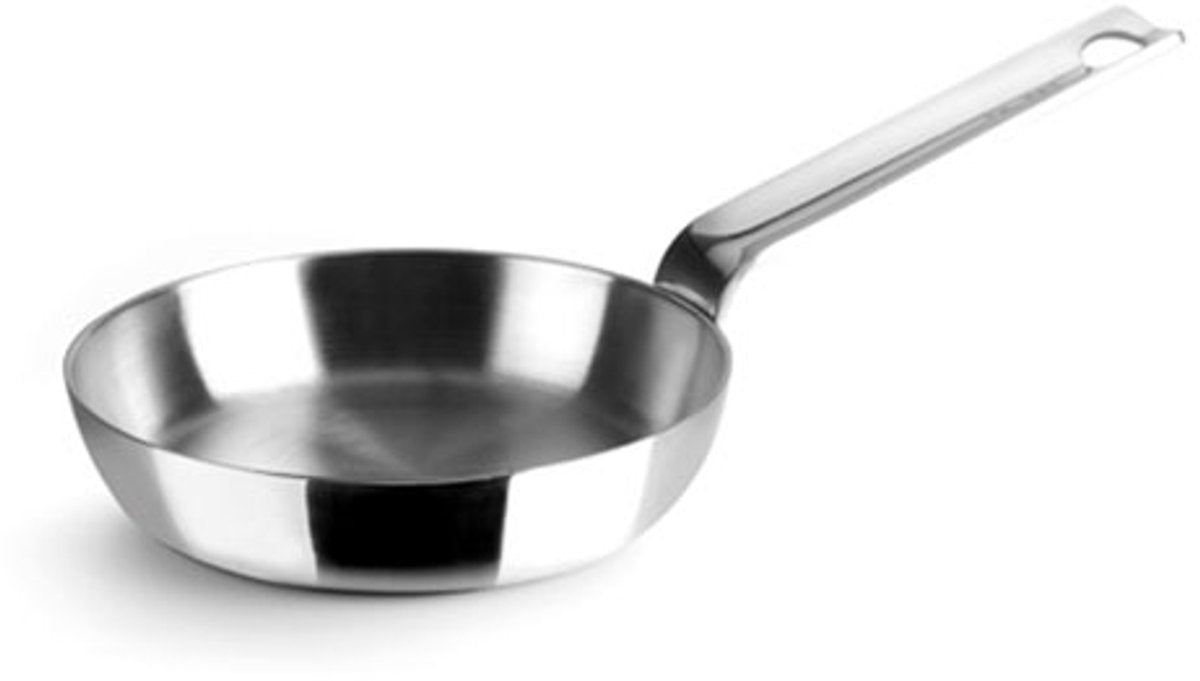 Poêle triple blinis Ibili 12 cm argent