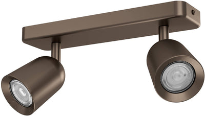 Spot Eglo camaldoli - gu10 - 30 cm - bronze foncé - inclinable