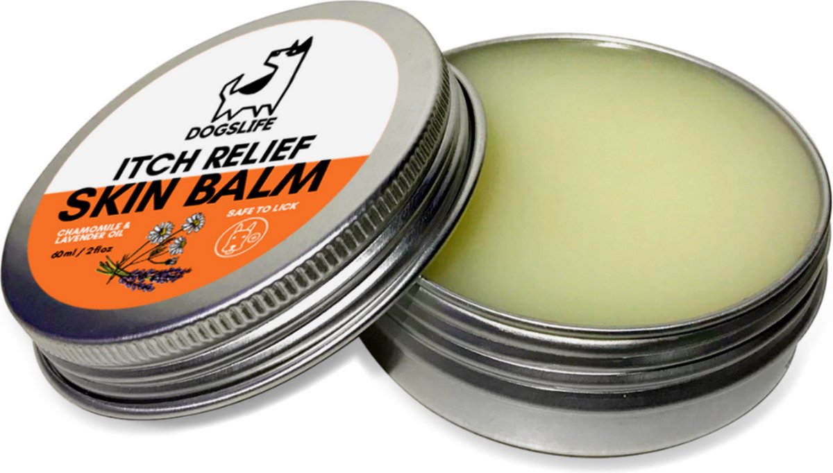 Dogslife - baume pour la peau anti-démangeaisons - baume de soin pour chiens - contre les démangeaisons - contenu 60 ml