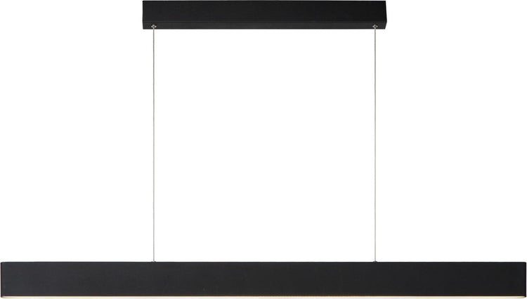 Lucide Raya LED - lampe suspendue - LED dimmable - 1x36w 2700k - noir