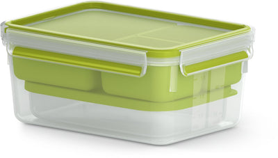 Tefal masterseal to go - boîte à lunch xl - 2,2l - couverts inclus - hermétique