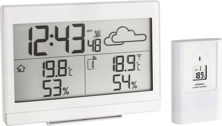 Tfa dostmann station météo sans fil casa 35.1135.02 blanc