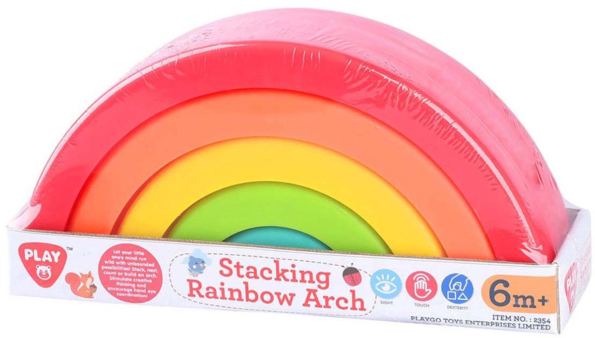 Jouez à Stapel Rainbow Color, 5dlg.
