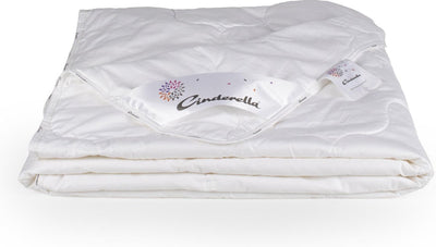 Couette été Cendrillon en bambou - 1 personne - garnissage bambou - housse coton - anti-allergie - 140x200 cm