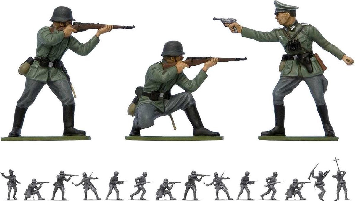Maquette Airfix véhicules militaires - 02702v infanterie allemande seconde guerre mondiale - figurines plastique - 1:32 - modélisme