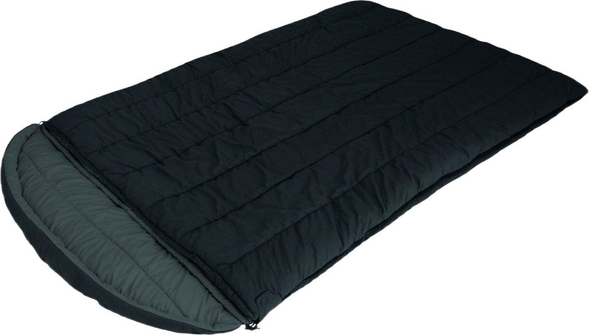 Eurotrail sac de couchage yucca 2 personnes - couverture - gris noir