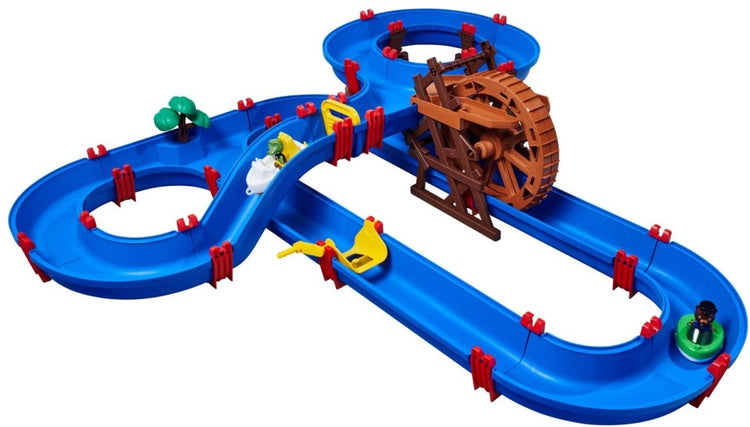 Roue à eau pour aire de jeux aquatiques Aquaplay 1537 avec 2 bateaux
