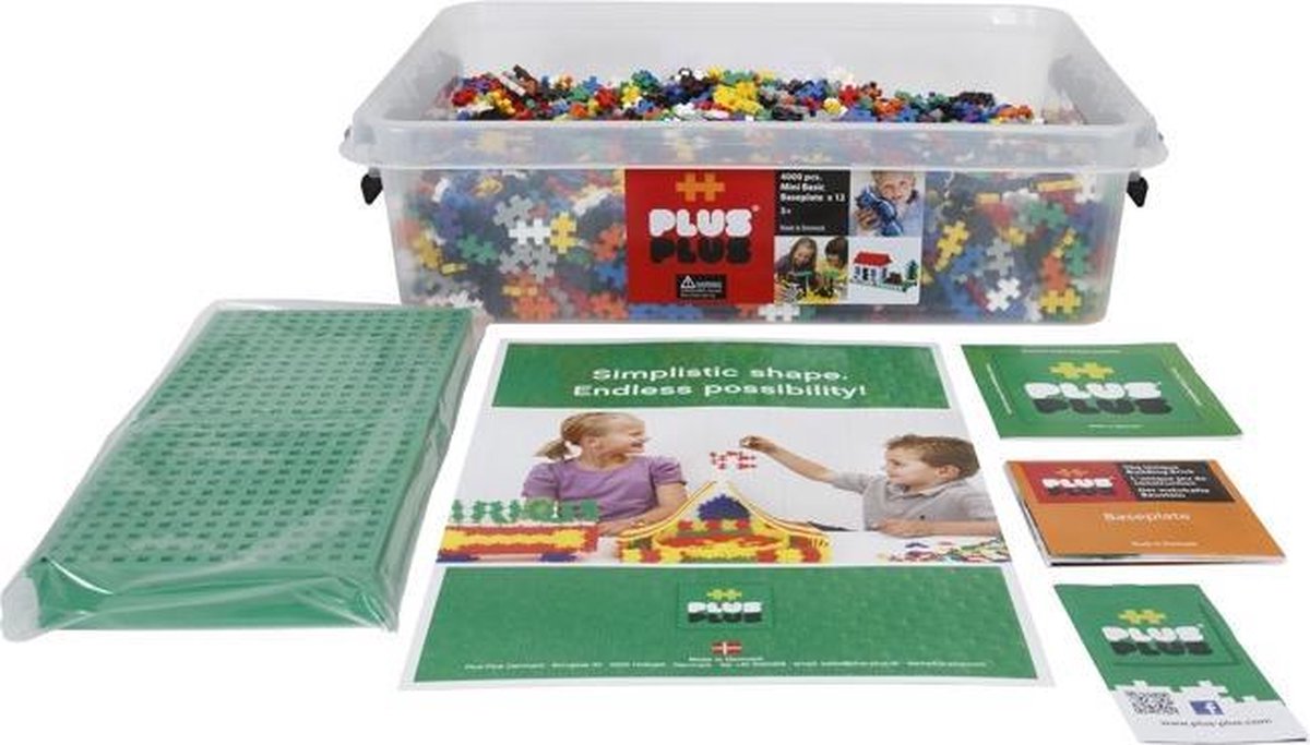 Plus-plus plus plus - mini basic - 4000 pc + 12 plaques de base (3388)