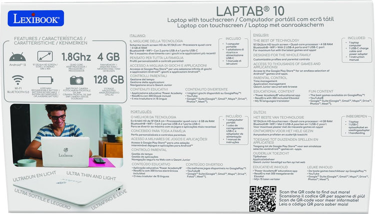 Lexibook laptabâ® : mon premier vrai ordinateur à écran tactile