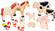 Goki Wooden Farm Set, 12dlg.