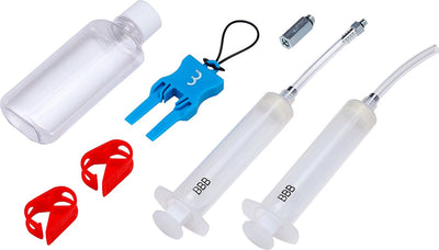 Ensemble de purge de frein de vélo Bbb - kit de purge shimano - kit de purge de frein complet shimano - compatible avec les groupes vtt et route shimano - bbs-103