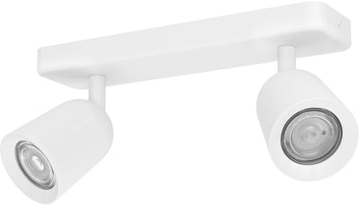 Spot Eglo camaldoli - gu10 - 30 cm - blanc - inclinable