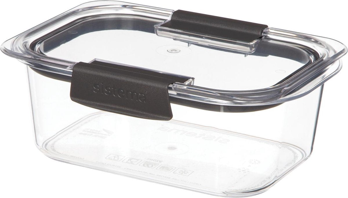 Sistema Brilliance – boîte de conservation – récipient rectangulaire pour aliments frais – moyen – tritan – 920 ml