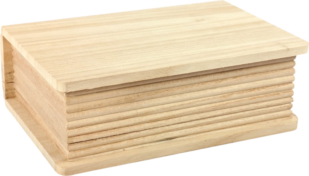 Décorez votre propre livre de rangement en bois