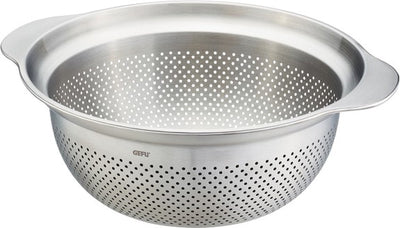 Passoire Gefu premio 27 cm – acier inoxydable – 3 en 1 – pour égoutter, laver et cuire à la vapeur