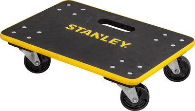 Rouleau de meuble Stanley ms572 - capacité de charge jusqu'à 200 kg - aide au transport - 45 x 30 x 13,5 cm - plastique - noir jaune