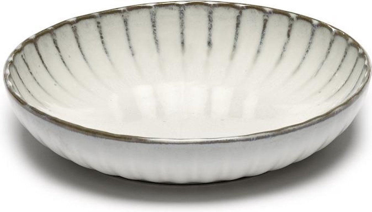 Serax - sergio herman inku - assiette haute s - blanc - 19 ø - 2 pièces