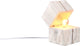 Trio trésor - lampe de table - blanc - incl. 1x e14 10w - interrupteur à cordon