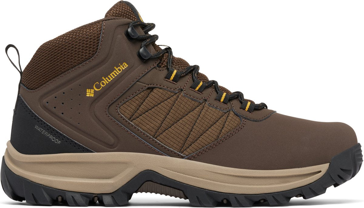 Chaussures de randonnée imperméables homme Columbia transverse randonnée marron