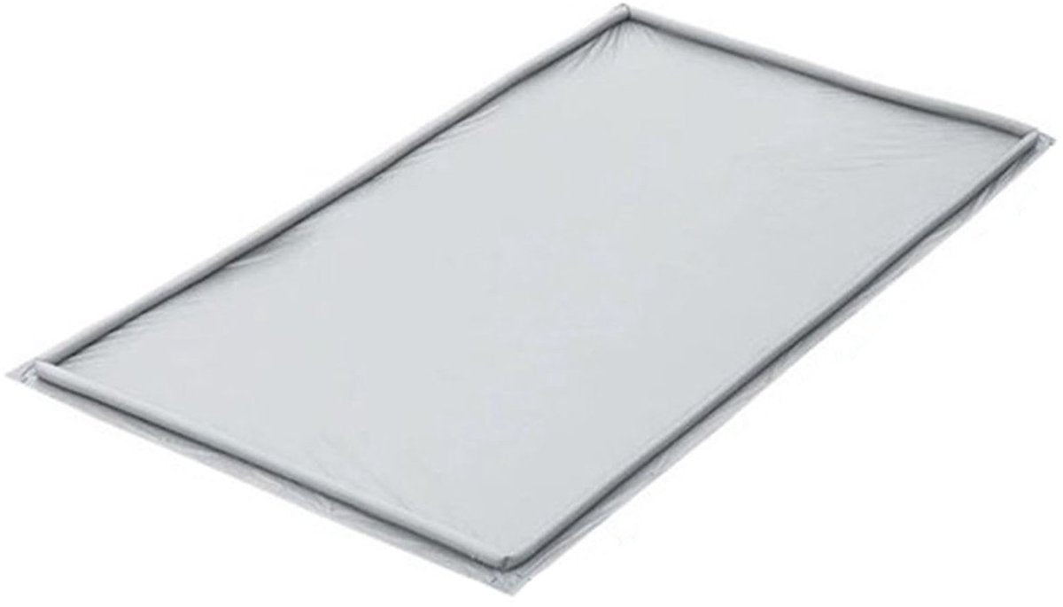 Tapis de sol gonflable Proplus - 2,50 x 3,50 m - PVC imperméable - bordure gonflable - gris