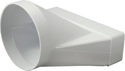 Adaptateur plastique rectangulaire Europlast ø125mm - 220x55mm - ksd25-125