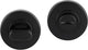 Différence | rosace de toilettes | noir | rond | 53mm