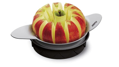 Coupe-tomates et pommes Gefu pomo - 12 segments en 1 mouvement - acier inoxydable
