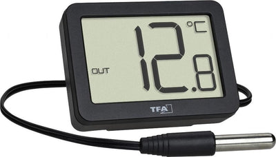 Tfa dostmann 30.1066.01 thermomètre noir