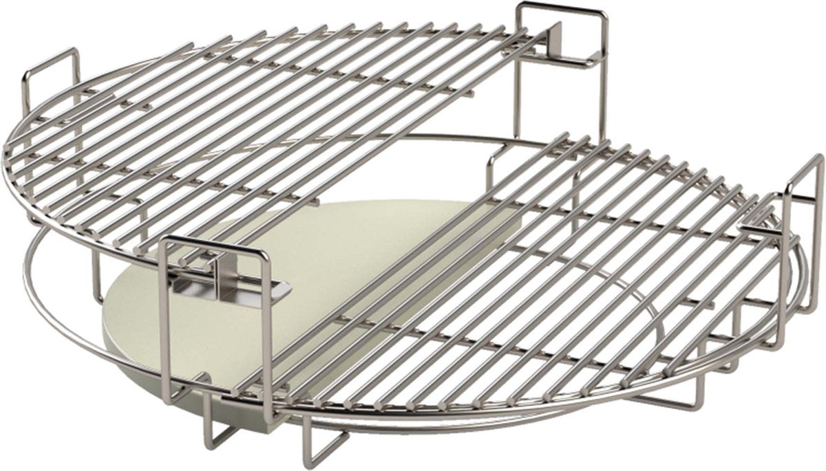 Grand système à plusieurs niveaux Grill Guru - Créez un espace plus utilisable et flexible et différentes zones de température dans votre kamado.
