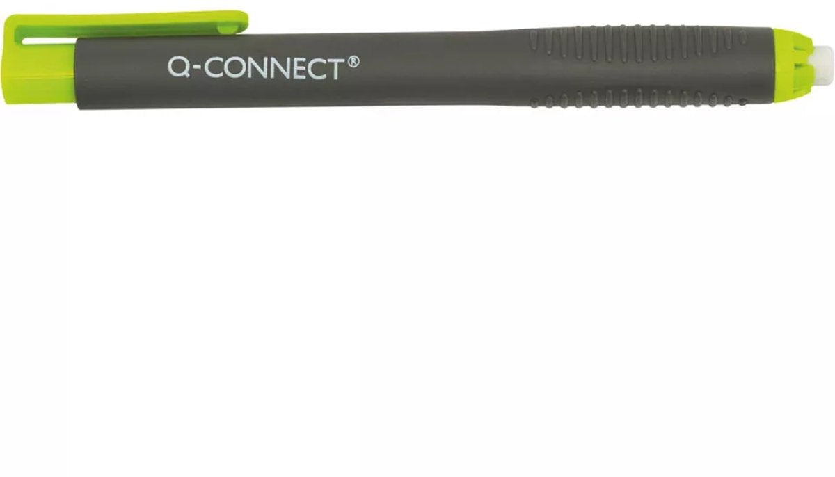 Stylo gomme Q-connect, noir vert
