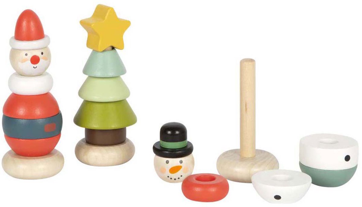Petit pied - tour de pile de Noël et hiver, 9 pièces